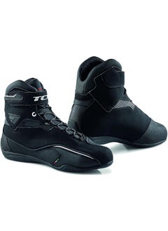 TCX Boots TCX Men's Zeta Waterproof Motorcycle Shoes, Sporty and Waterproof, Urban Shoes, Microfibre Upper, Lacing and Velcro Fastening  - Image 1
