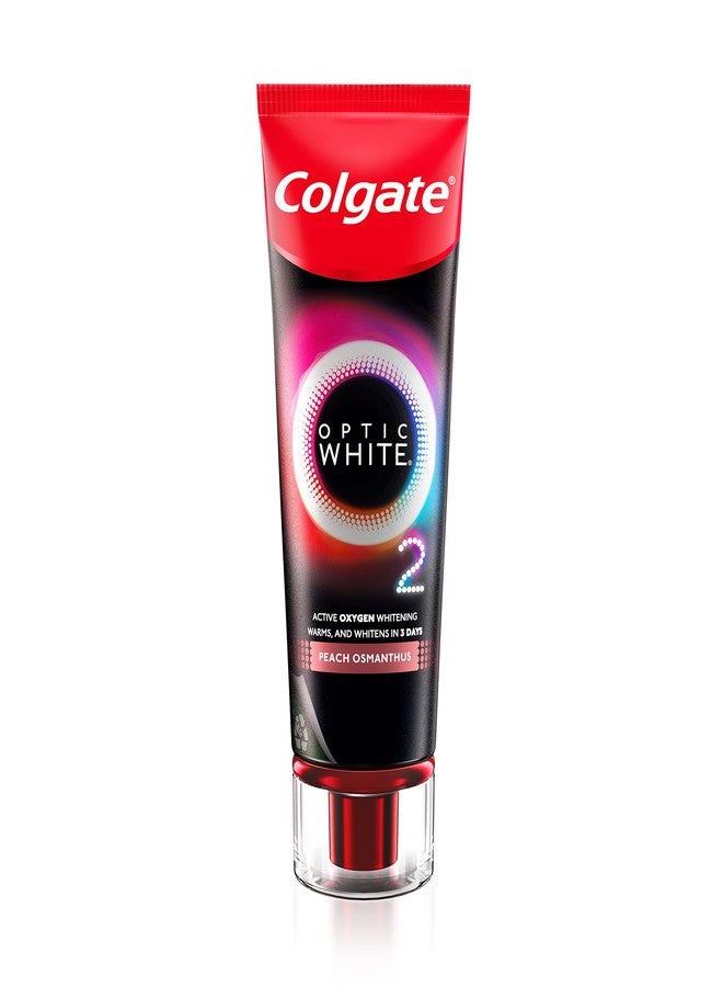 Colgate معجون أسنان كولجيت أوبتيك وايت O2 خوخ أوسمانثوس 85 جرام. - Image 1