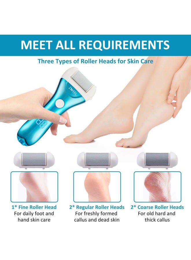 IWEEL Electric Foot Callus Remover, Rechargeable Electronic Foot File Pedicure Kits, Electric Callus Remover for Feet, Foot Scrubber Dead Skin Remover, Professional Foot Care for Dead Skin Ideal Gift - Image 4