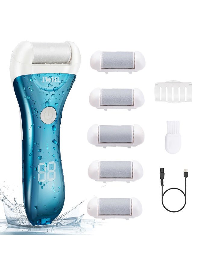 IWEEL Electric Foot Callus Remover, Rechargeable Electronic Foot File Pedicure Kits, Electric Callus Remover for Feet, Foot Scrubber Dead Skin Remover, Professional Foot Care for Dead Skin Ideal Gift - Image 1