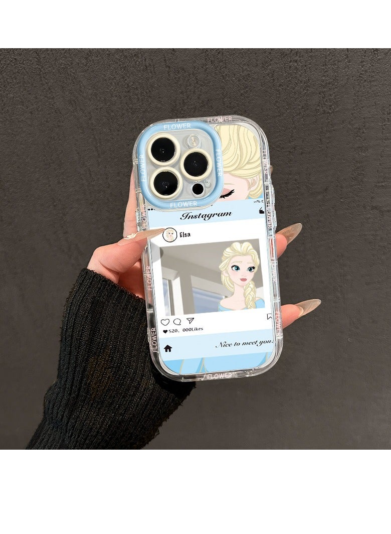 NIBEMINENT Protective TPU Case Cover For iPhone 17 Pro, Princess Aisha