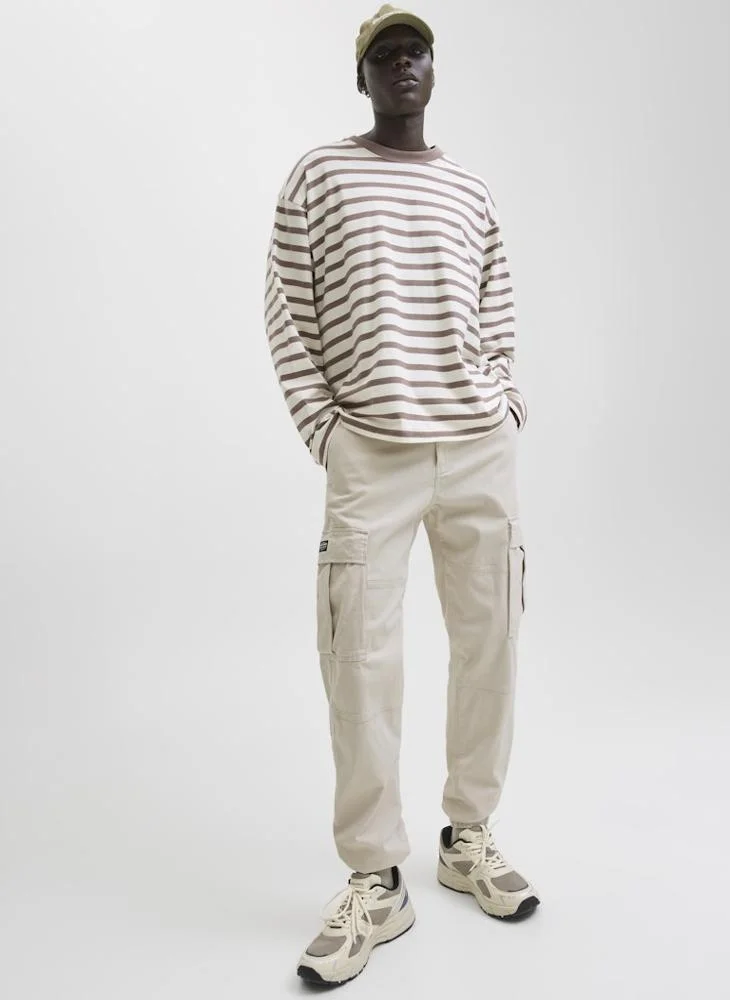 JACK & JONES Cuffed Loose Fit Cargo Pants