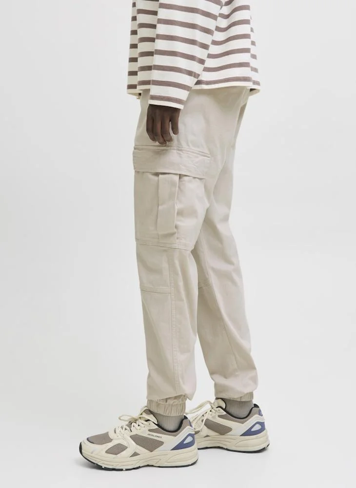 JACK & JONES Cuffed Loose Fit Cargo Pants
