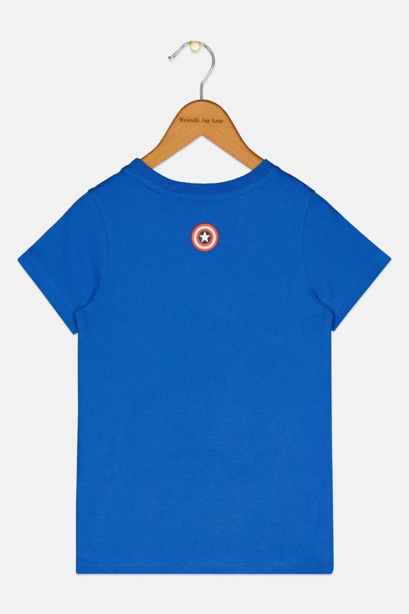Hamleys Toddlers Boy Short Sleeve Graphic Print T-Shirt, Blue - Image 3