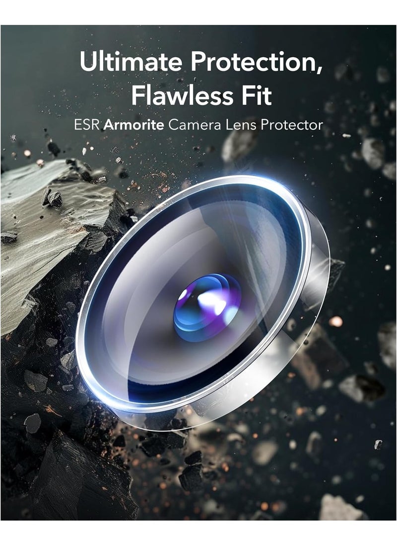 FARROBIZZ Camera Lens Protectors for iPhone 16 Pro Max/16 Pro/15 Pro Max/15 Pro/14 Pro Max/14 Pro, Tough HD Individual Protectors, Scratch Resistant, Thin Tempered Glass, Armorite Series, 1 Pack, Clear  - Image 2