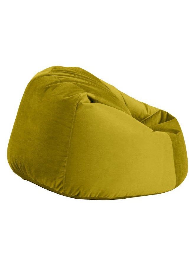 هاوس ون نايا | كرسي بين باج من المخمل مع حشوة من الفلين  110x80x67 سم - ذهبي - Image 3