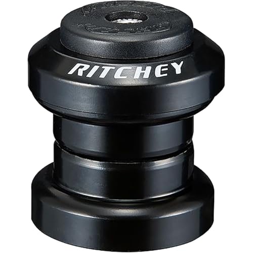 Ritchey رأس توجيه ريتشي لوجيك بدون خيوط، 1-1/8 بوصة، أسود - Image 1