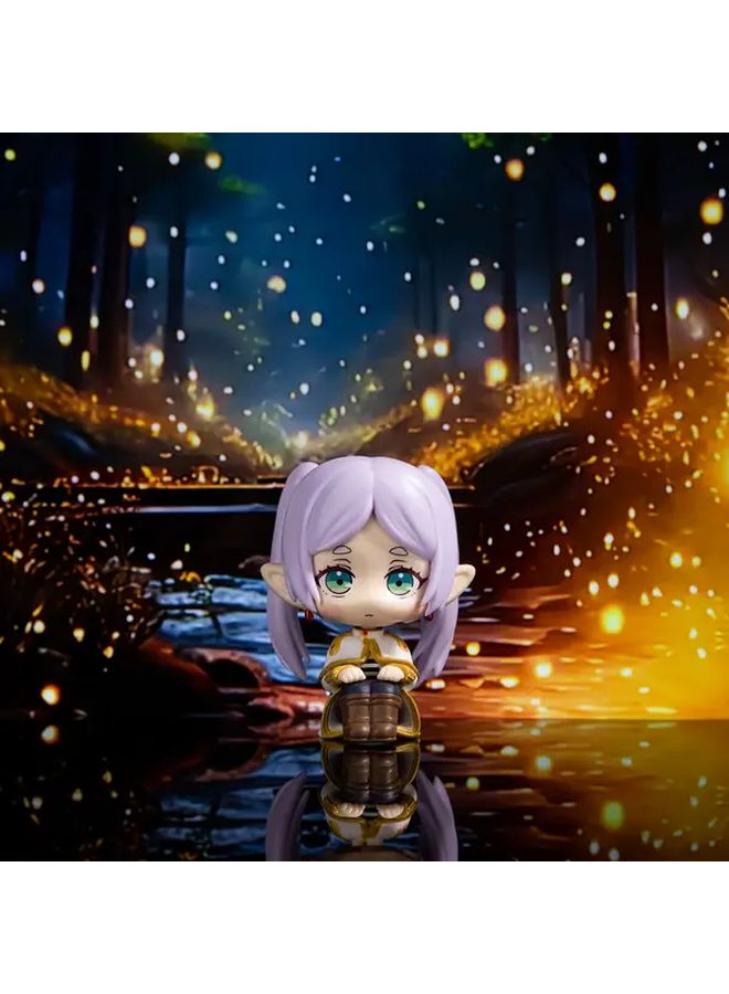 Q Style Anime Game Girl Figure Big Head Sitting Doll PVC Model Car Desk Decor Collectible Gift - Image 1