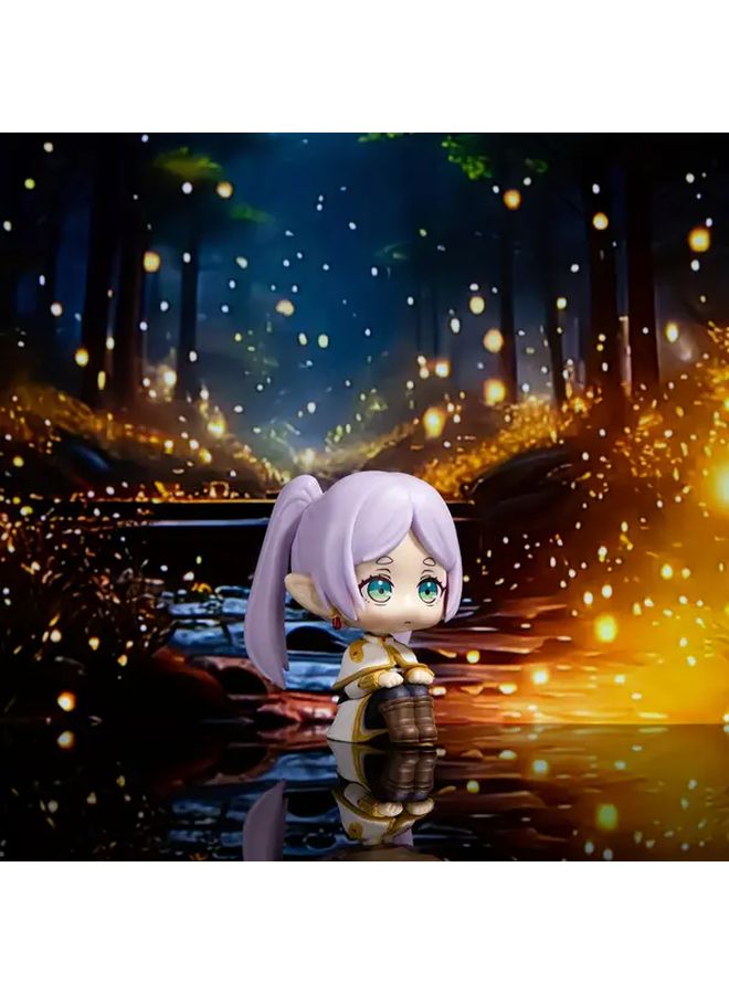 Q Style Anime Game Girl Figure Big Head Sitting Doll PVC Model Car Desk Decor Collectible Gift - Image 3