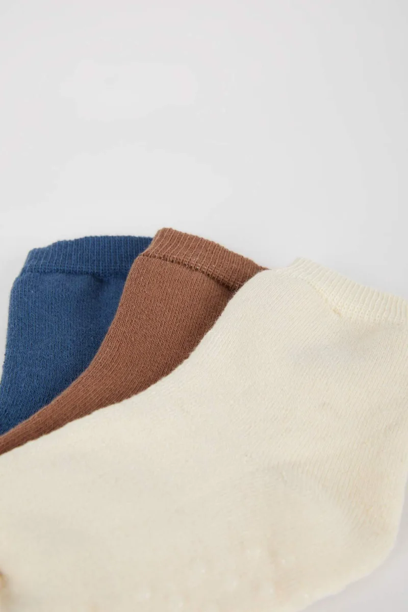 ديفاكتو Baby Boy 3 Piece Cotton Long Socks