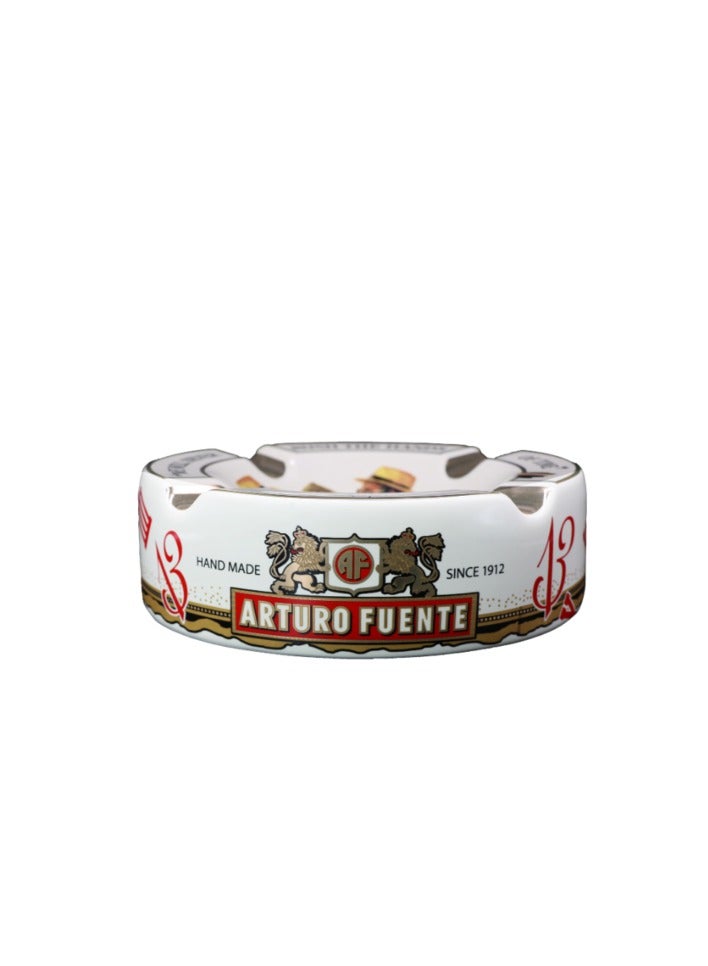 Hemingway Arturo Fuente Special Edition Large Cuba Ceramic Ashtray Four Holder Ashtray White - Image 3