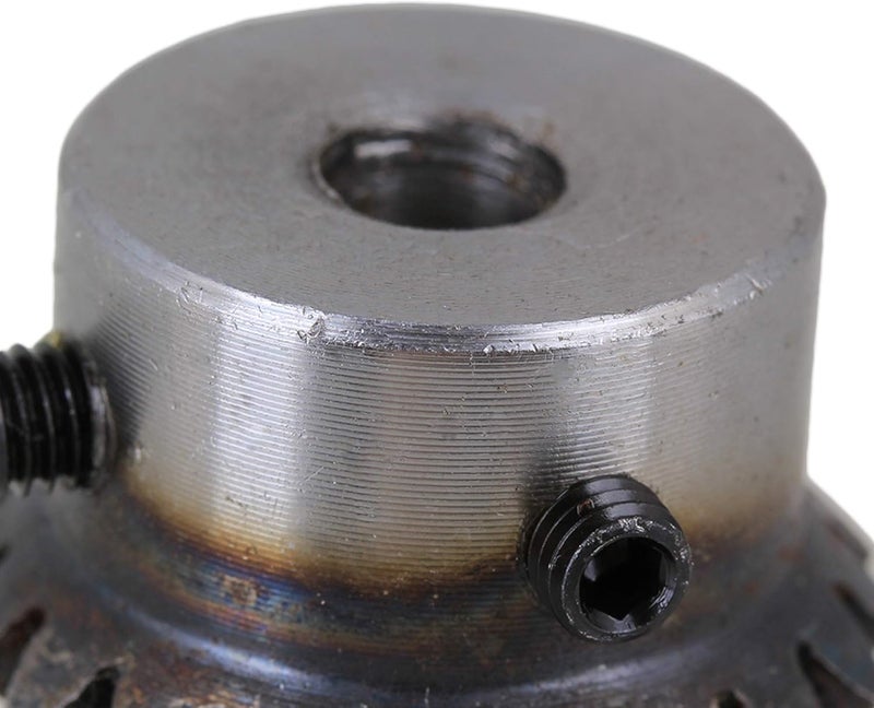 CNBTR 45 Steel 1.5 Modulus Silver 8mm Hole Diameter Tapered Bevel Gear Wheel 20T Pack of 2 - Image 5