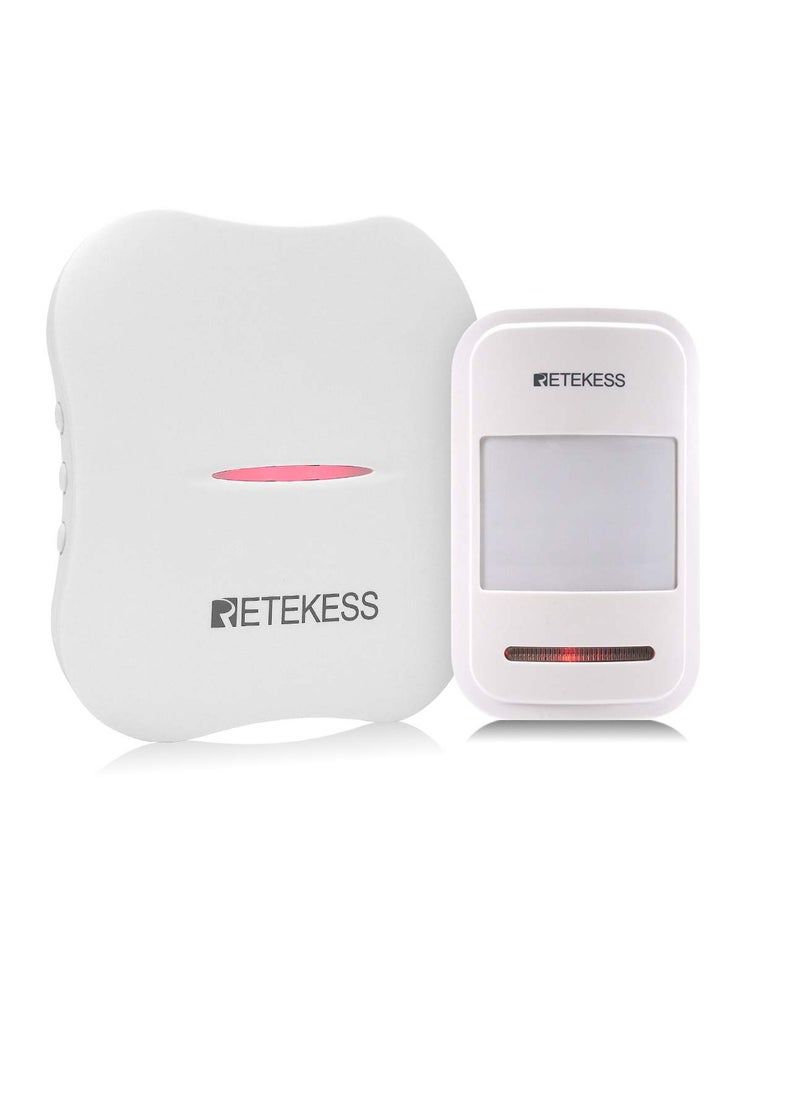 Retekess - Wi-Fi home alarm system, infrared sensor to detect movement for home security. It contains 1 motion detector TH016 + control panel TH011. Up to 23 detectors can be added to the control panel. - Image 1