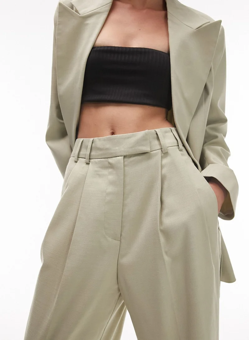 Topshop Petite High Waist Pants