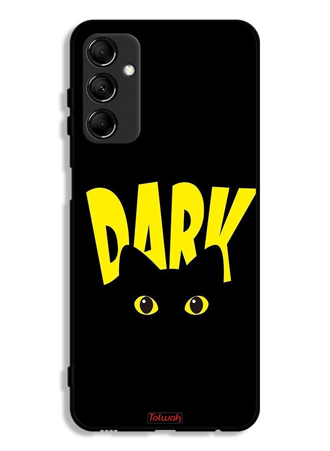 Tolwak غطاء حماية لجهاز سامسونج جالاكسي M14 5G - قطة داكنة - Image 1