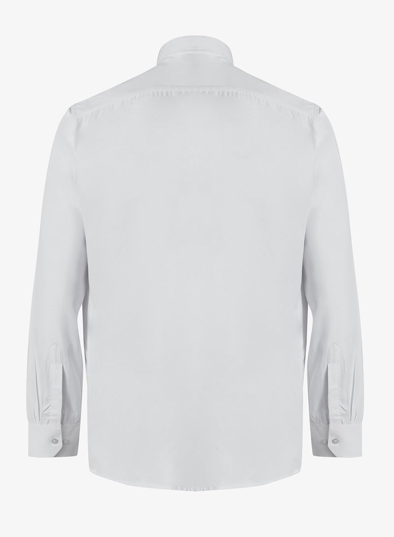 Robert Wood Shirts Self Dotted Weave Fabric - Image 2