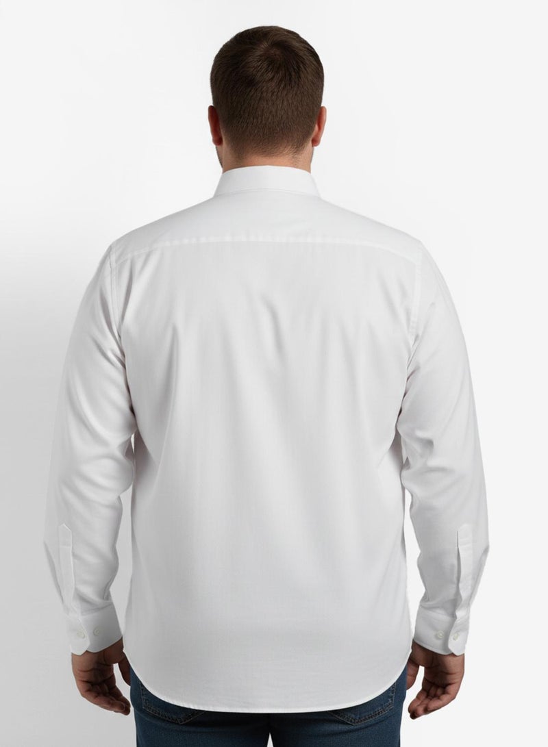 Robert Wood Shirts Self Dotted Weave Fabric - Image 5