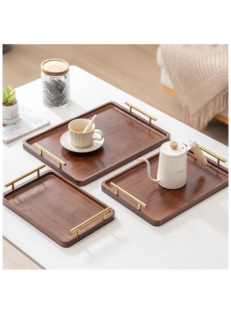 Bamboo trays, dessert trays, coffee plates, home décor，one piece  - Image 1