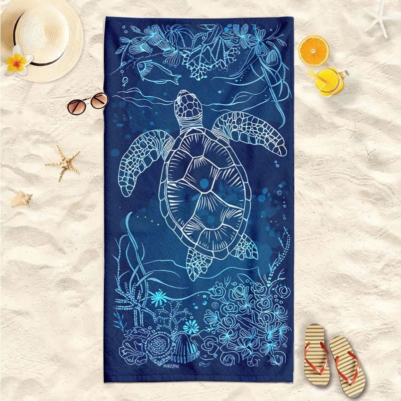 Quick-Dry Microfiber Beach Towel 59.06 Inch x 78.74 Inch for Men Women Travel and Outdoor Sports - Image 4