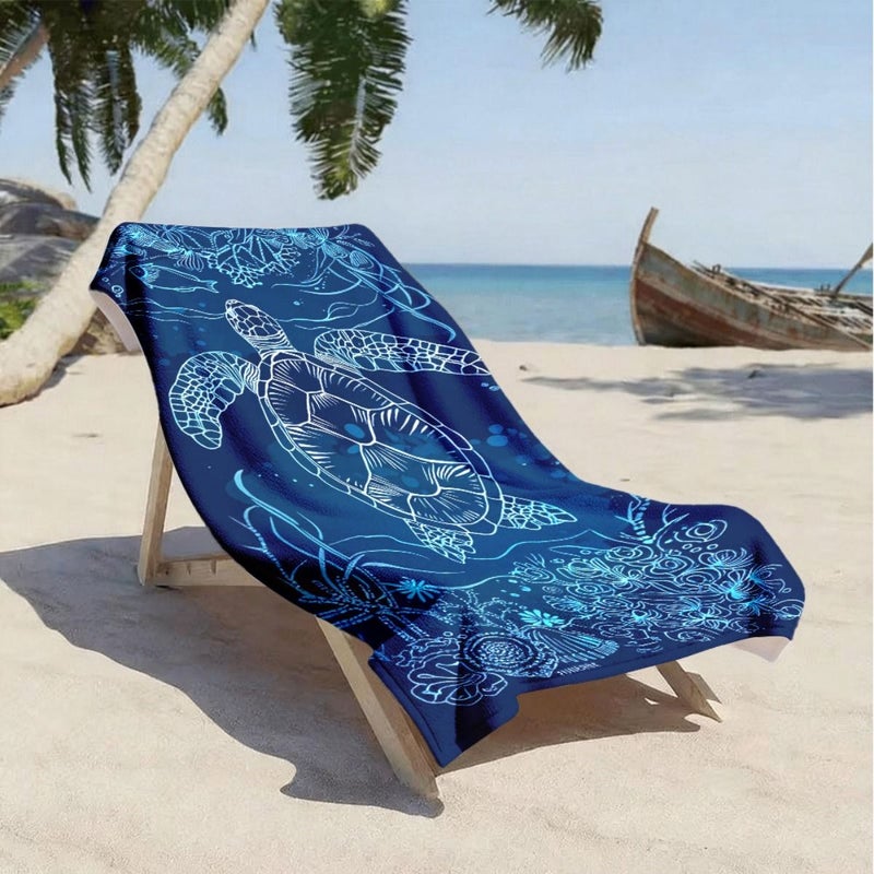Quick-Dry Microfiber Beach Towel 59.06 Inch x 78.74 Inch for Men Women Travel and Outdoor Sports - Image 3