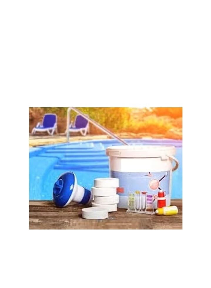 Aqua Pool Chlorine Tablets & Water Cleaning With Antialga 10pcs - Image 5