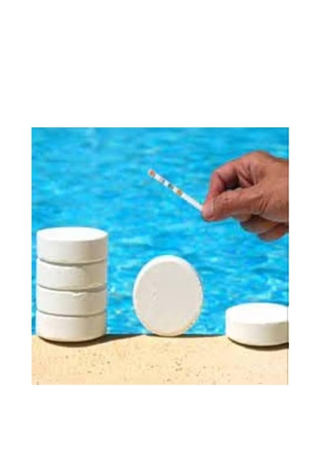 Aqua Pool Chlorine Tablets & Water Cleaning With Antialga 10pcs - Image 1