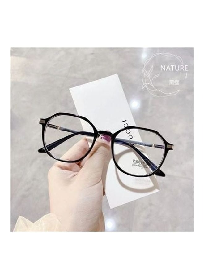 Korean Version Women Glasses Frames Fashion Flat Mirror Non Prescription Blue light blocking glasses Lightweight Comfortable For Daily Wear Office Dating Travel Fashion Accessory