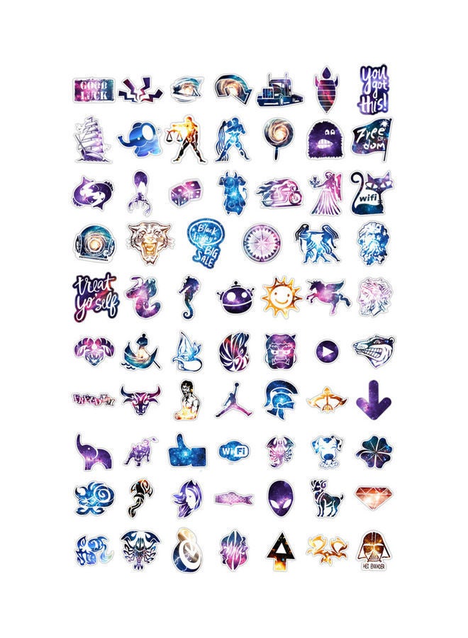 NIBEMINENT 100-Piece Cool Waterproof Sticker Set - Image 2