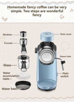 M MIAOYAN New style coffee machine Italian home automatic high pressure extraction steam milk foam machine coffee machine  - Image 3