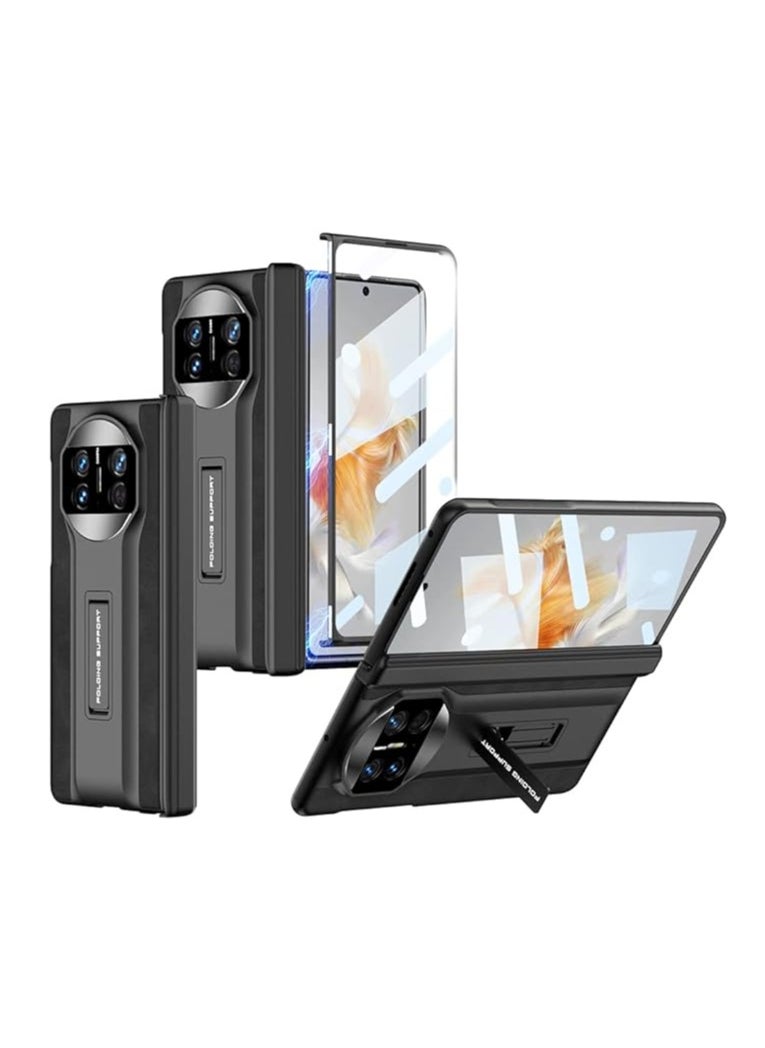 General - Ronghua Mate X3 5G Case with Magnetic Hinge Protection, Full Body Case, PU Leather Protective Stand Phone Case with Stand and Screen Protector for Mate X3 - Image 1