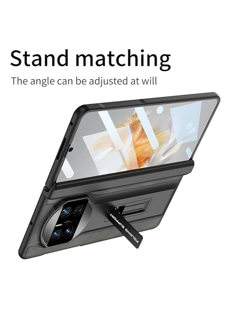 General - Ronghua Mate X3 5G Case with Magnetic Hinge Protection, Full Body Case, PU Leather Protective Stand Phone Case with Stand and Screen Protector for Mate X3 - Image 1