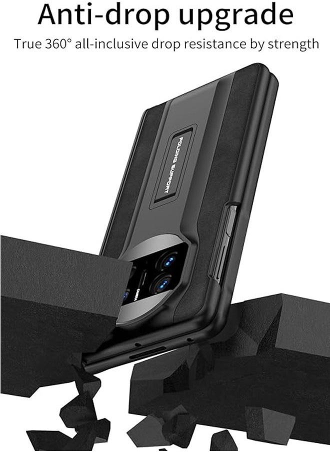General - Ronghua Mate X3 5G Case with Magnetic Hinge Protection, Full Body Case, PU Leather Protective Stand Phone Case with Stand and Screen Protector for Mate X3 - Image 1