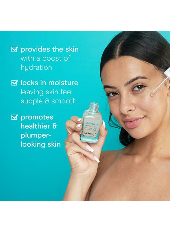 Baebody Critically Acclaimed Hyaluronic Acid Serum for Face - Anti Aging Hyaluronic Acid Face Serum with Vit E and Jojoba Oil - Plumping and Hydrating (1 oz/30 ml) - Image 2