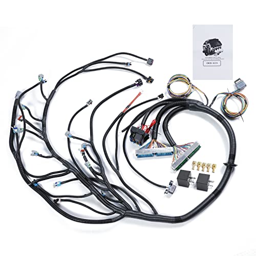 DEF Standalone Swap Wire Wiring Harness 4L60E DBW for Chevy for GMC for LS for LS3 Engine Vortec 8 Cylinders 4.8 5.3 6.0 EV6 Injector 2003-2007 (Drive by Wire), NOT Suit for EV1 - Image 1