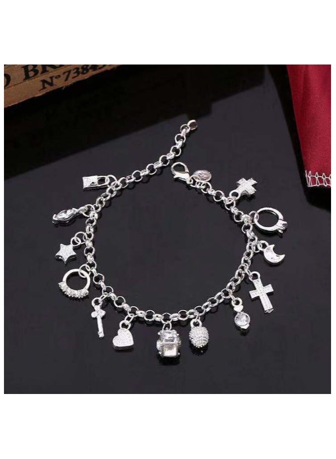 الفضية ثلاثة عشر قطعة معلقة السديلة - Image 2