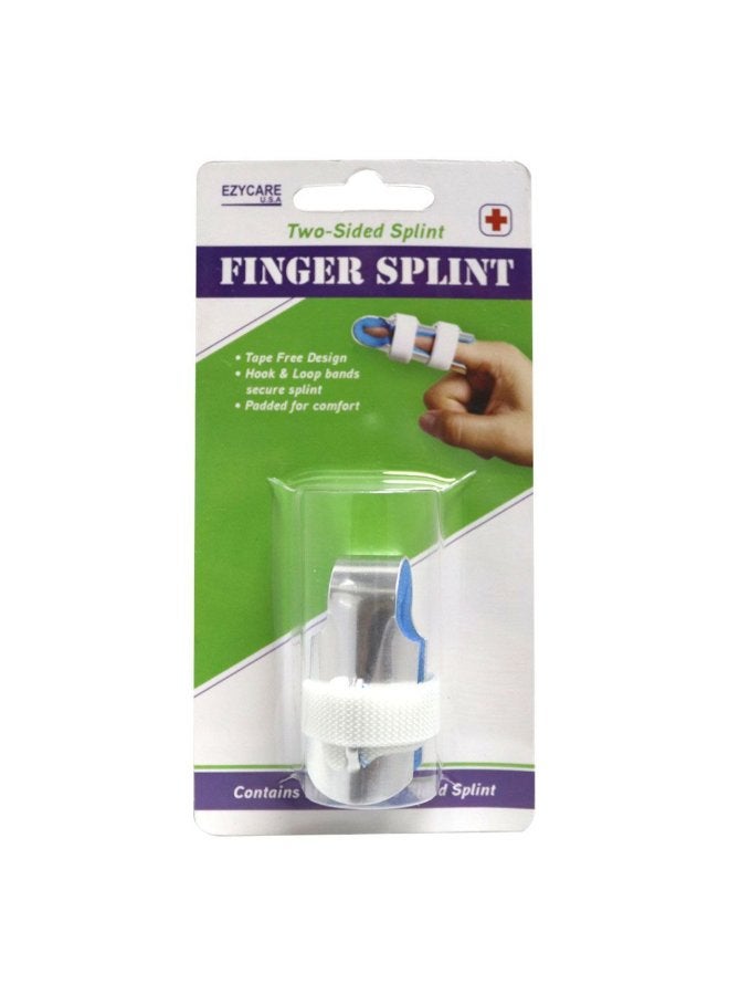 EzyCare جبيرة أصابع مزدوجة من إيزيكير كبيرة