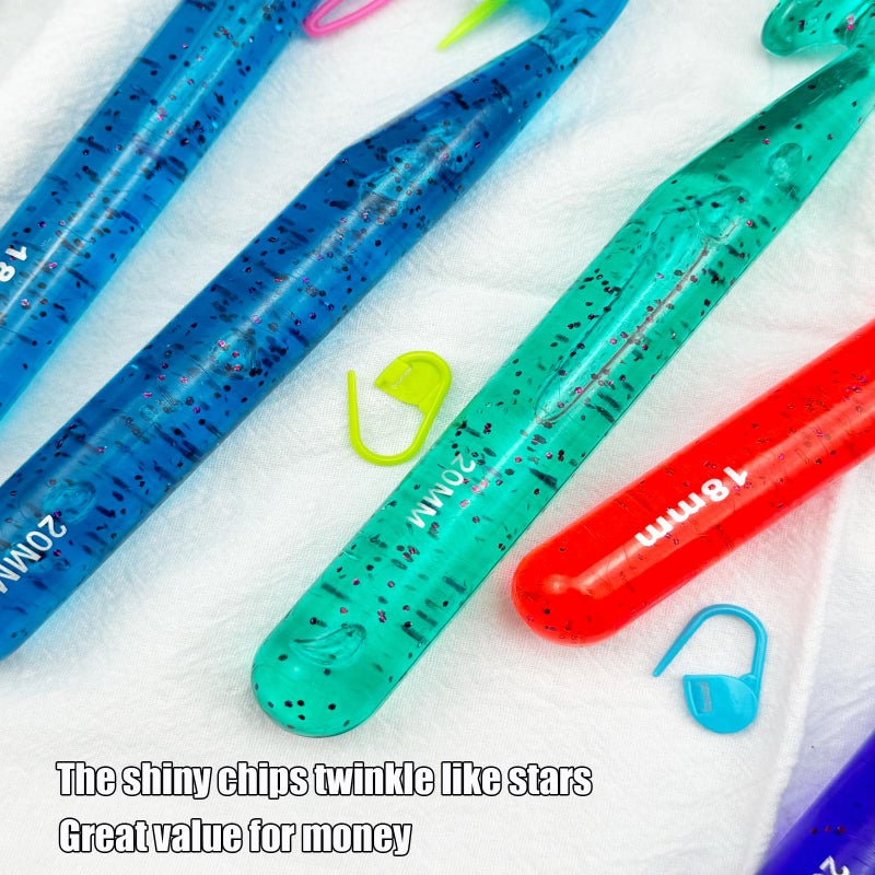 Mdoker 25mm Large Crochet Hook,Big Crochet Hooks for Chunky Yarn,Ergonomic Giant Hooks,Huge Crochet Hooks for Knitting Yarn,Beginners and Experienced Crochet Lover - Image 5