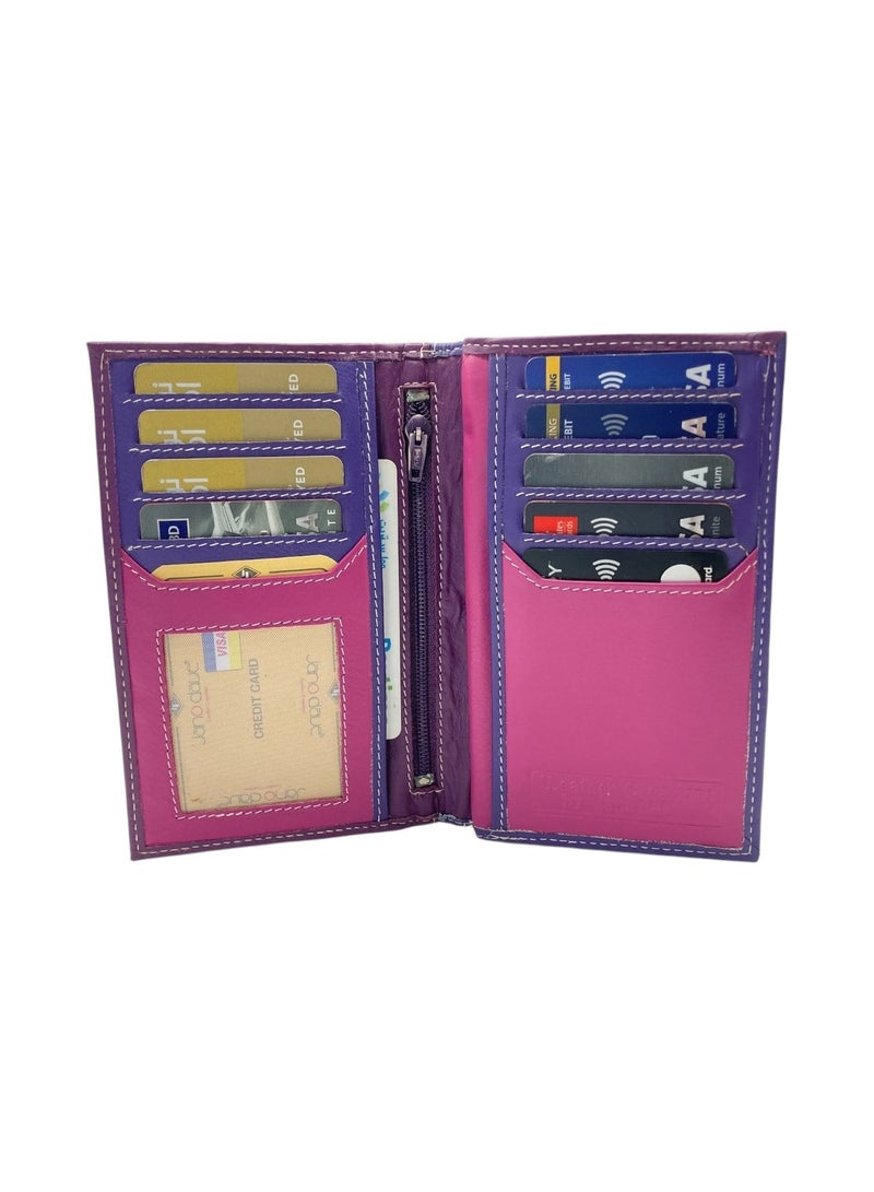 ليفراي محفظة نسائية من الجلد متعددة الألوان # JD1087/MA-105 - Image 2