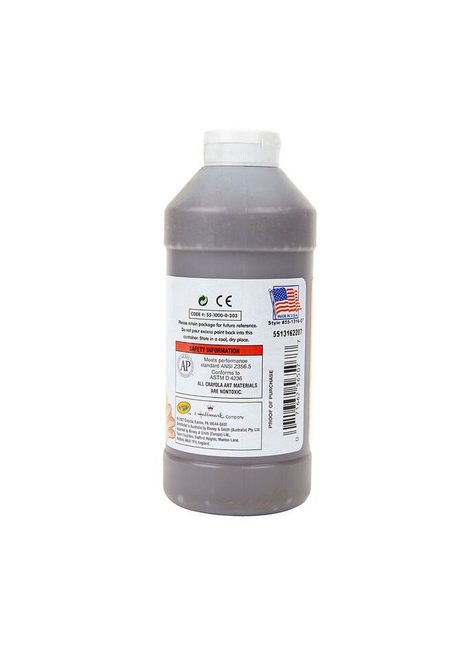 كرايولا طلاء أصابع كرايولا قابل للغسل، بني، زجاجة 16 أونصة - Image 3