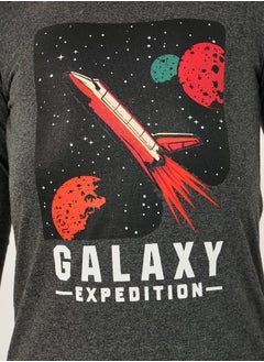 Styli Graphic Print Round Neck T-Shirt  - Image 3