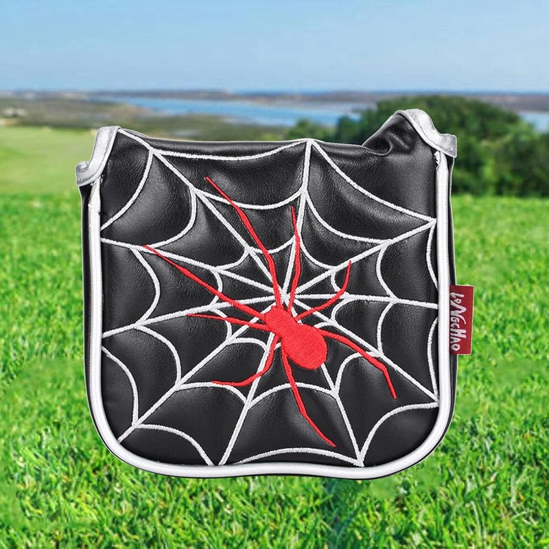 كلاراكو غطاء مضرب غولف مربع الشكل، مصنوع من جلد البولي يوريثان، غطاء رأس المضرب، إغلاق مغناطيسي - Image 5