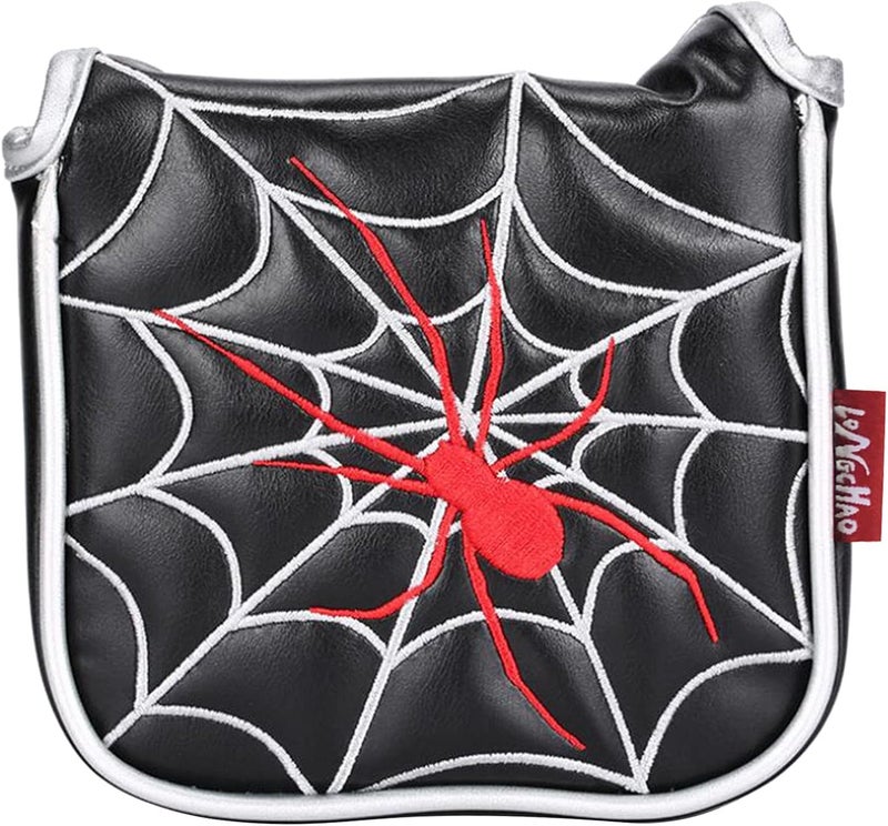 كلاراكو غطاء مضرب غولف مربع الشكل، مصنوع من جلد البولي يوريثان، غطاء رأس المضرب، إغلاق مغناطيسي - Image 1