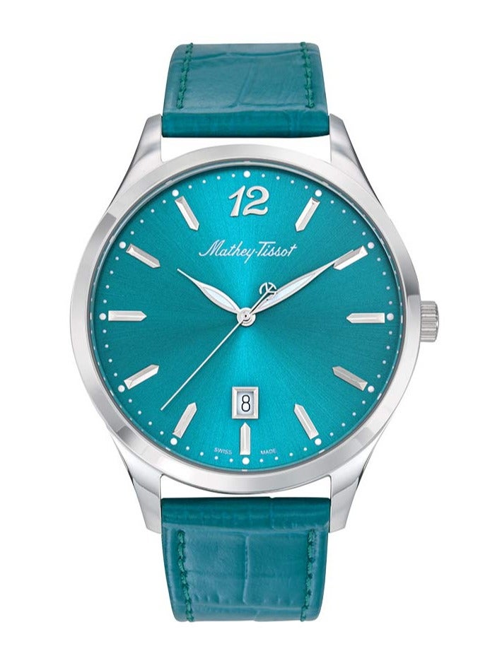 Mathey-Tissot Urban Quartz Green Dial Men's Watch H411PET