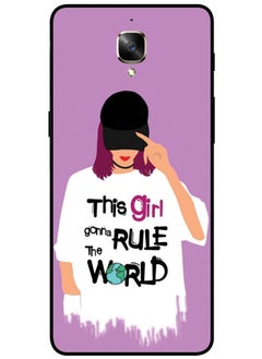 Protective Case Cover For OnePlus 3 Smart Series Printed Protective Case Cover for OnePlus 3 This Girl Gonna Rule The World