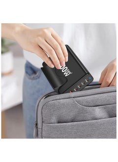 TecV 200W USB C Charger Block Multiple Ports, GaN III USB Charging Station 6 Ports Hub, Multi Port for Laptop MacBook iPad iPhone 15 Galaxy Google Pixel Motorola Dell AirPods Switch  - Image 5