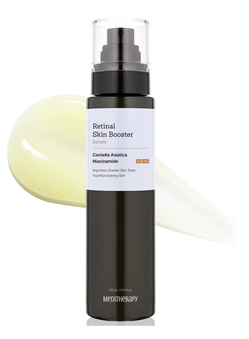 MEDITHERAPY Retinal Skin Booster Serum – Beginner-Friendly, Anti-Aging, Non-Irritating Retinol for Face and Body – Pore Minimizer, Wrinkle Treatment |150 ml - Image 1