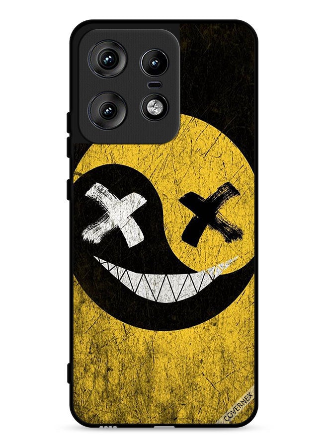 Covernex Motorola Edge 50 Pro 5G Protective Case Cover Marshmallow Face Art  - Image 1