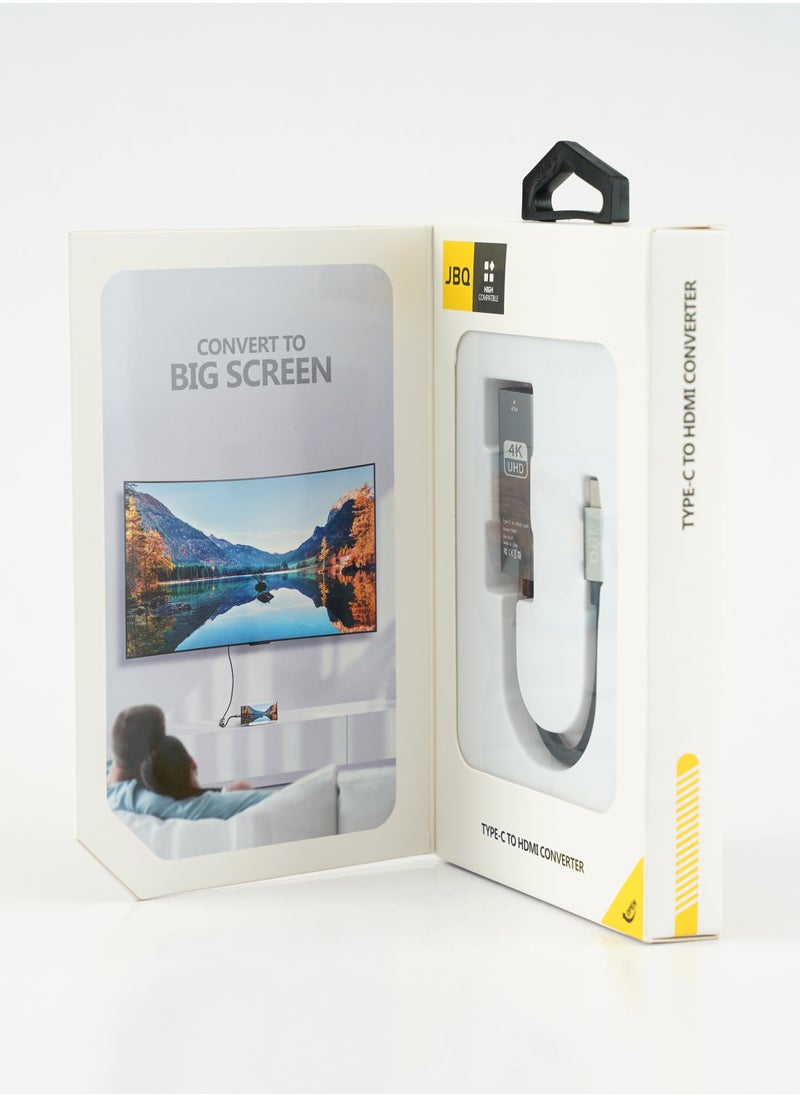 جي بي كيو محول USB Type-C إلى HDMI 4K HD بتصميم صغير الحجم مناسب للسفر  - Image 4