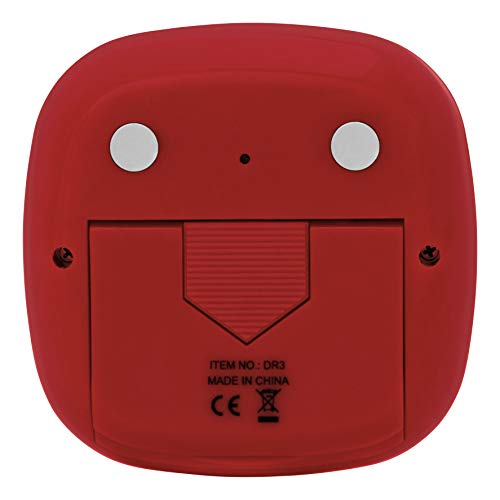 Escali Touch Screen LCD Display Digital Timer, Easy to Read and Touch Sensitive Controls Battery Saving, Red - Image 4