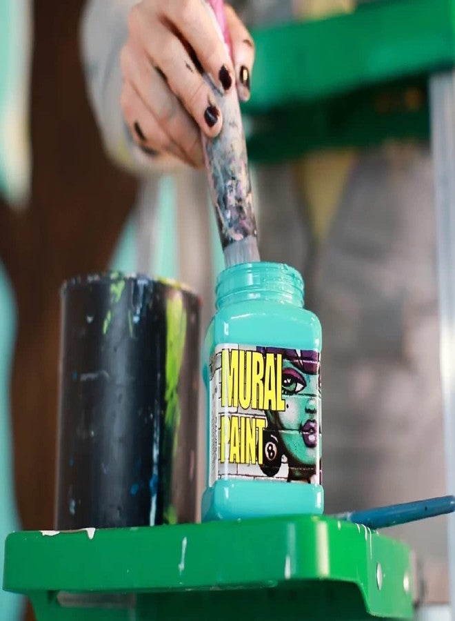 كروما طلاء جداري من كروما، ألوان زاهية متنوعة، عبوات نصف لتر، مجموعة من 6 قطع - Image 2